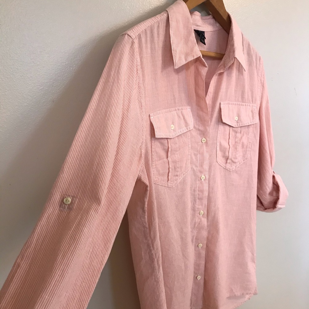 Patagonia Pin Striped Button Up Shirt Size S - Picture 2 of 7